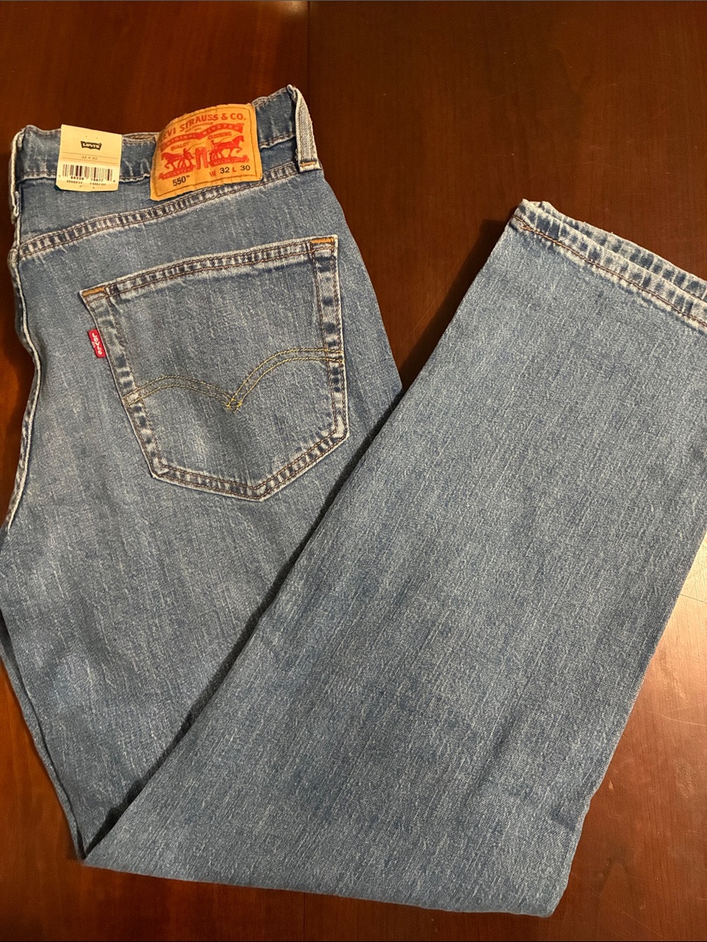 Levi's Men's Relaxed Straight Light Blue Denim Jeans